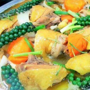Hương gà hầm tiêu xanh – Chicken – V0141